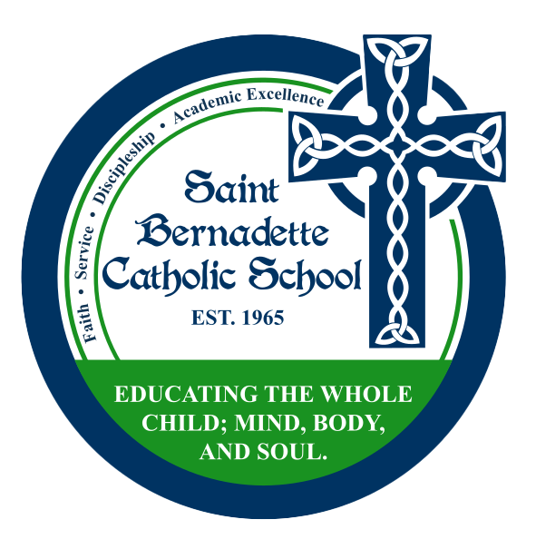 saint bernadette Catholic school Saint Bernadette School Logo